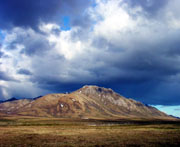 Mountain and sky, Yukon Territory